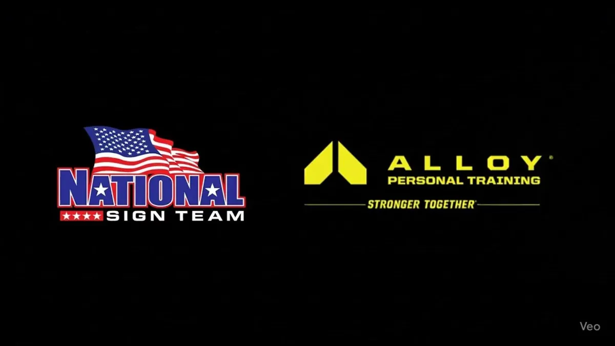 Alloy Personal Training signage by National Sign Team