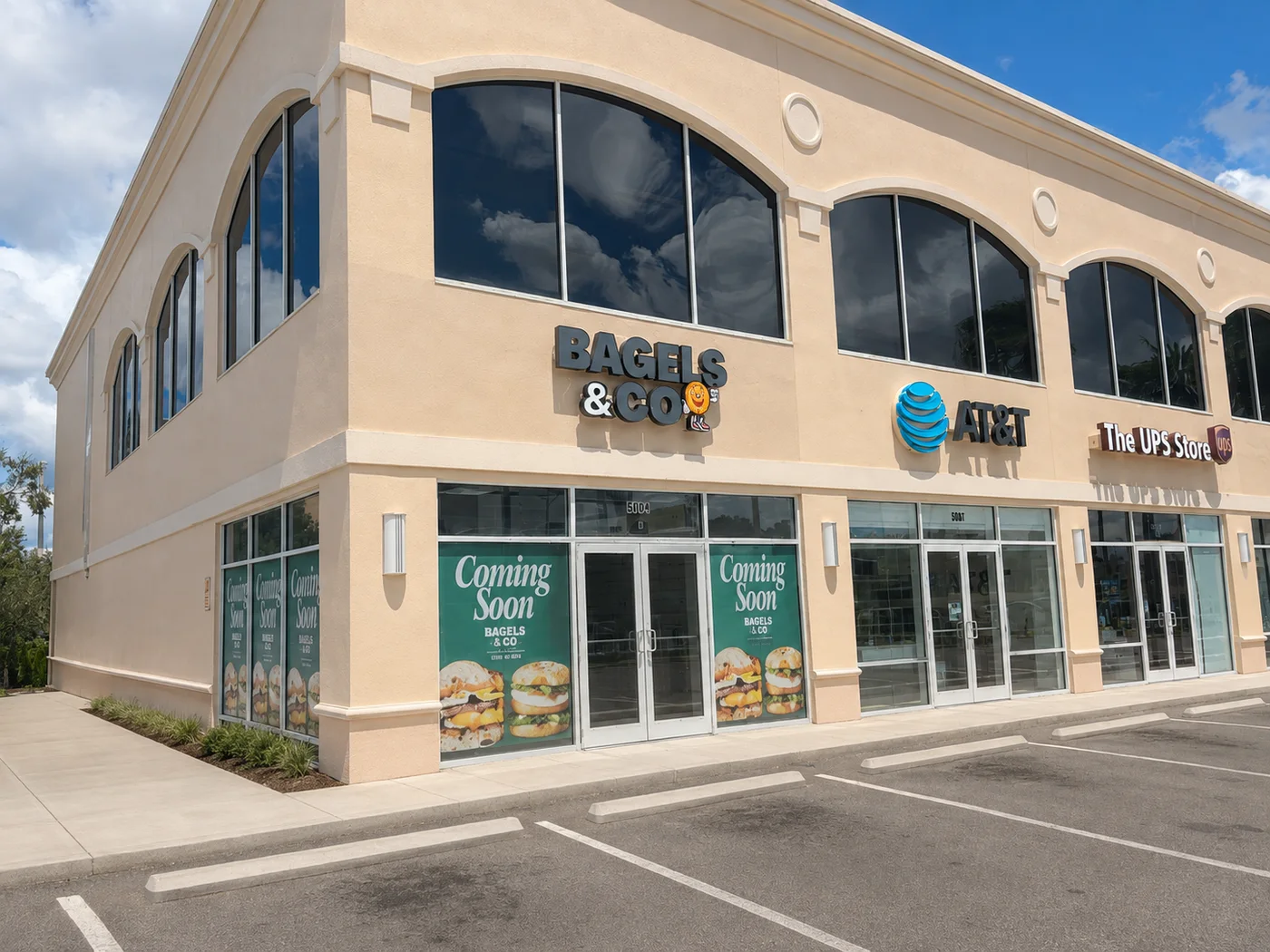 Bagels & Co signage