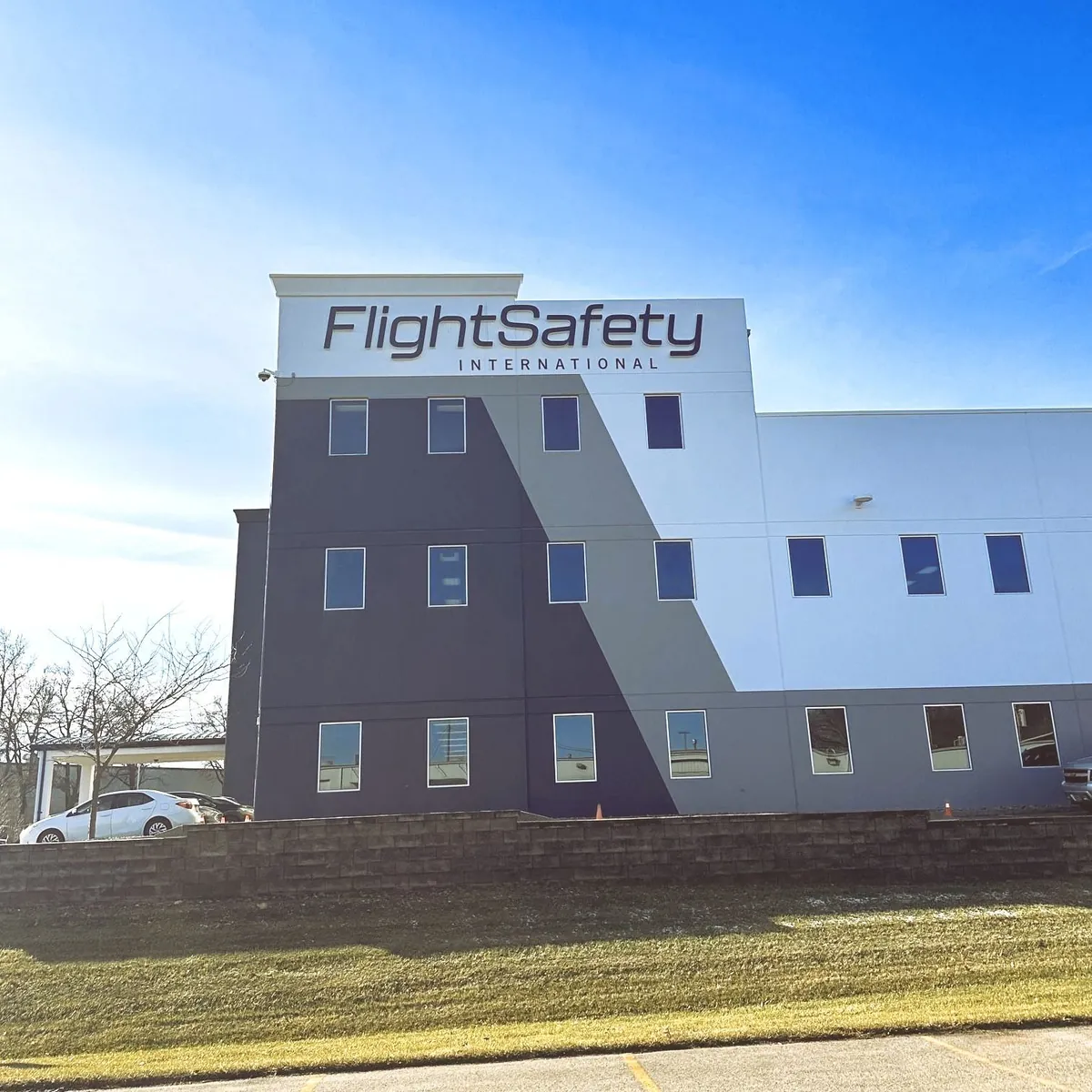 FlightSafety International signage by National Sign Team
