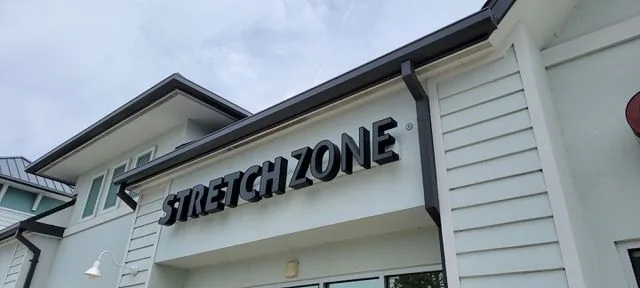 Stretch Zone storefront signage by National Sign Team