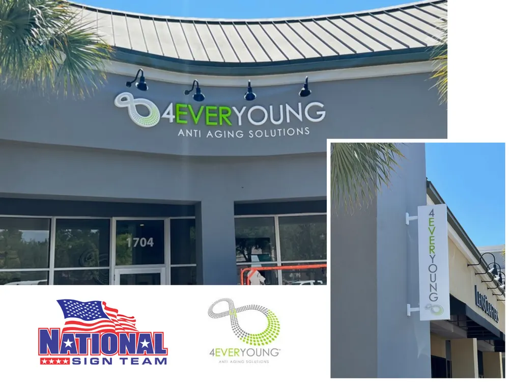 National Sign Team Completes Signage for 4Ever Young Expansion