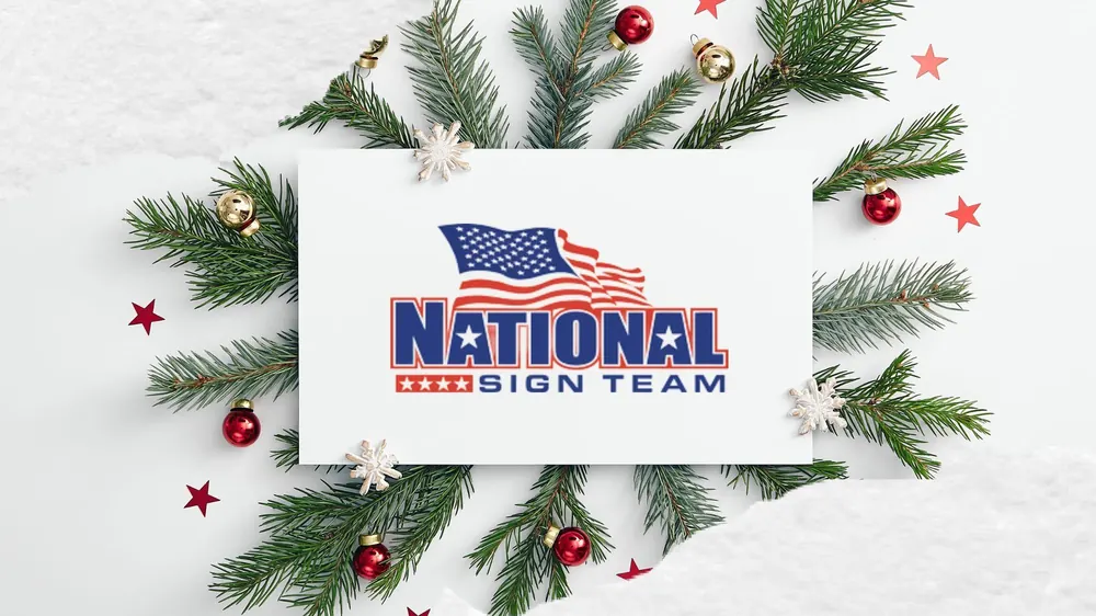 Happy Holidays from National Sign Team