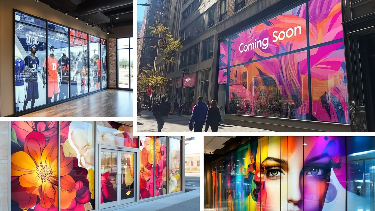 Effective Pop-Up Store &amp; One-Way Vision Signage