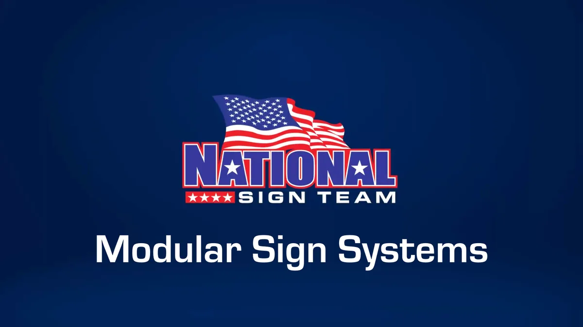 Built In, Not Bolted On: Modular Sign Systems Save Time and Money