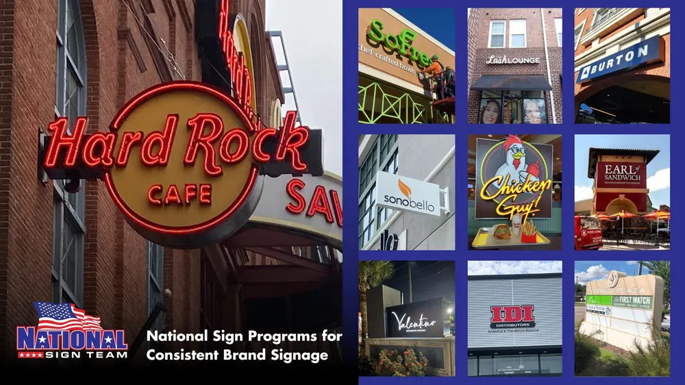 National Sign Programs for Consistent Brand Signage