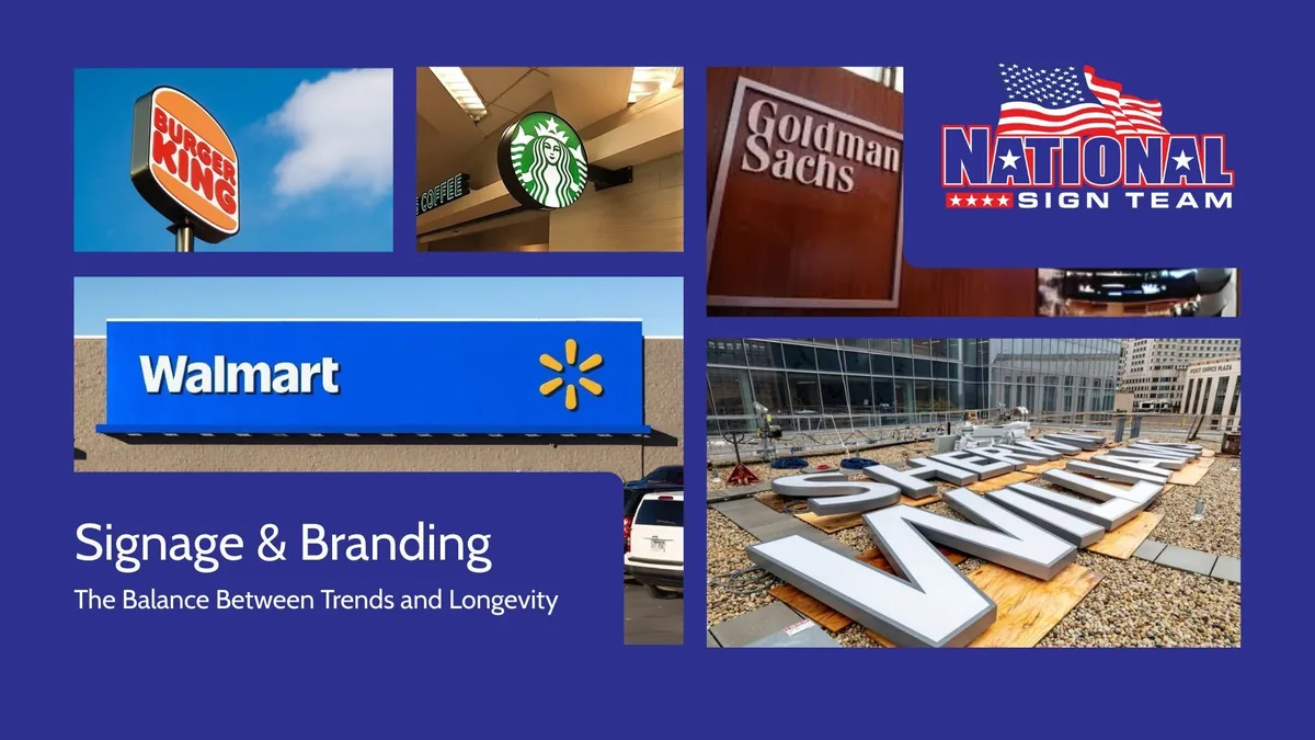 Signage &amp; Branding Trends: Balance Trends &amp; Longevity