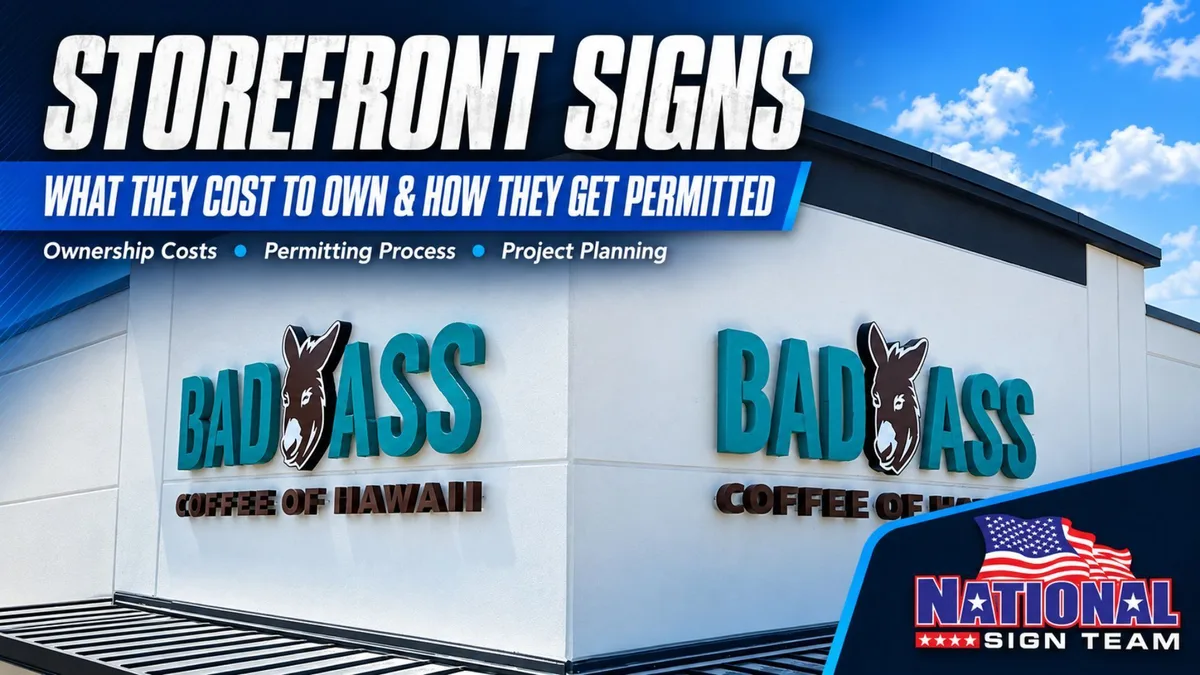The True Cost of Storefront Signage